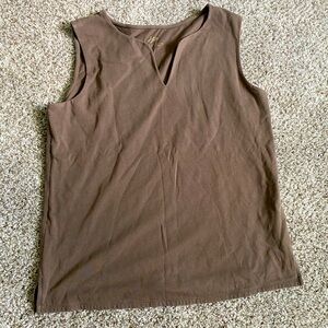 Brown Vintage Tank Top